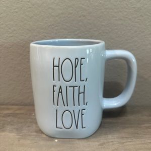 Rae Dunn Hope, Faith, Love Mug
